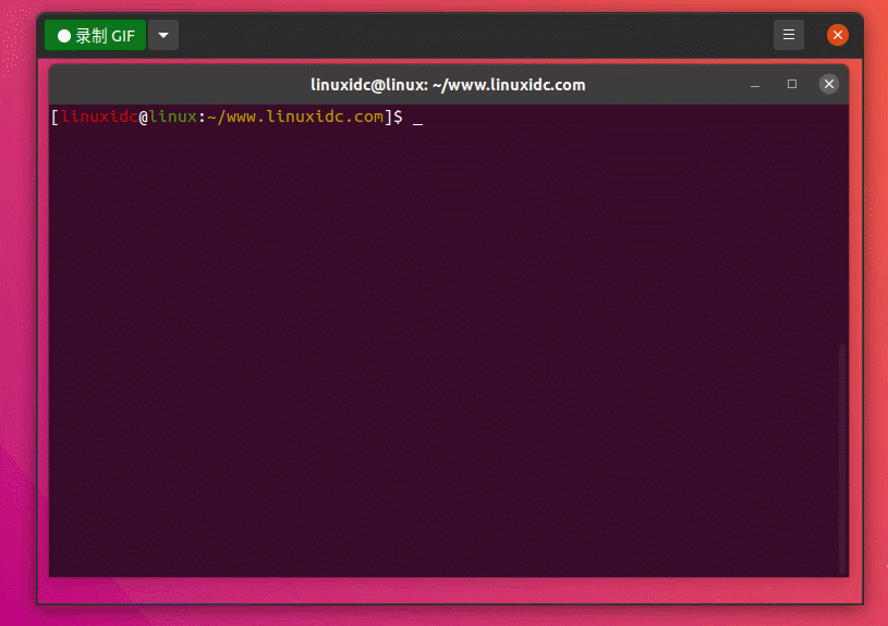 在Ubuntu 18.04上安装peek来录制gif动画