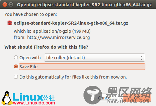 在Ubuntu 14.04，13.10中安装最新的Eclipse IDE