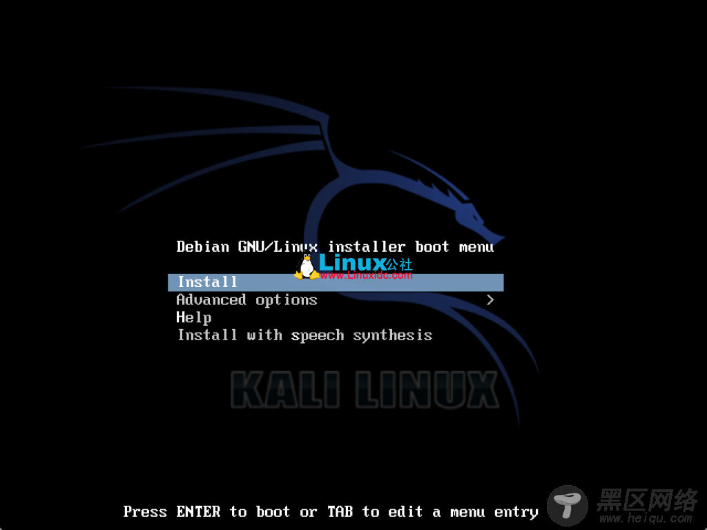 用Mini ISO通过网络安装Kali Linux