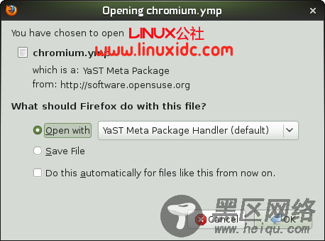 openSUSE 11.3下安装谷歌Chromium
