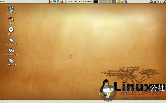 Linux Ubuntu 桌面系统：古拙的桌面效果