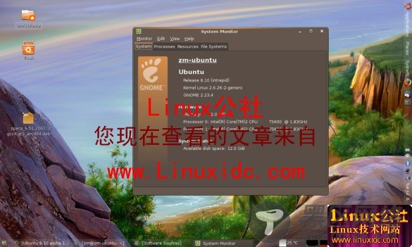 Ubuntu 8.10 Alpha 1 AMD64 抢先使用[多图]