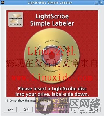 Ubuntu下用LaCie LightScribe Labeler进行光雕盘刻录[图文]