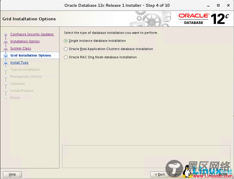 Oracle Linux 7.4 安装 Oracle 12C