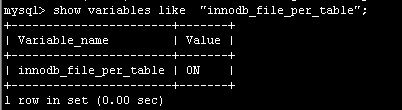 MySQL InnoDB 共享表空间和独立表空间