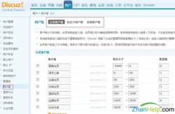 <strong>Discuz! x2.5 用户组计策配置要领</strong>