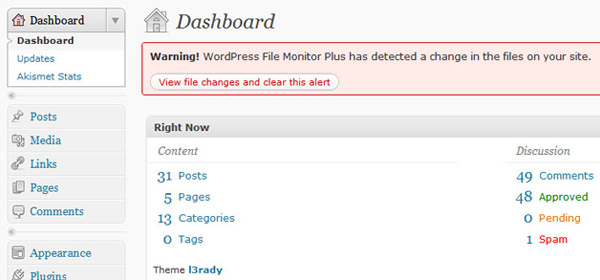 WordPress File Monitor Plus