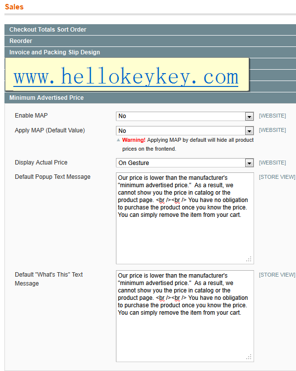 Magento Minimum Advertised Price