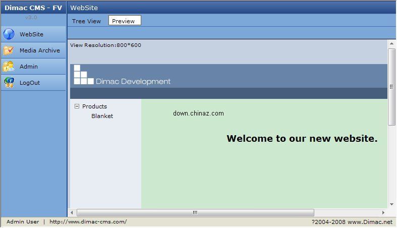最简单的CMS：Dimac CMS.NET