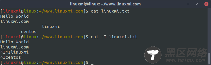 如何使用Linux cat命令