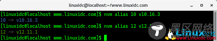 CentOS 7.6下安装 NVM 管理不同版本的 Node.js