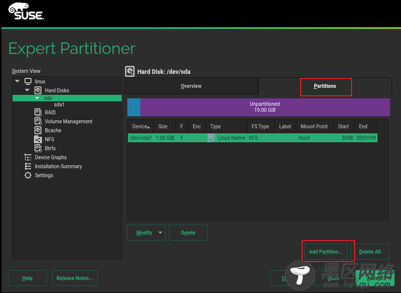 SUSE Linux Enterprise 15 SP1 系统安装