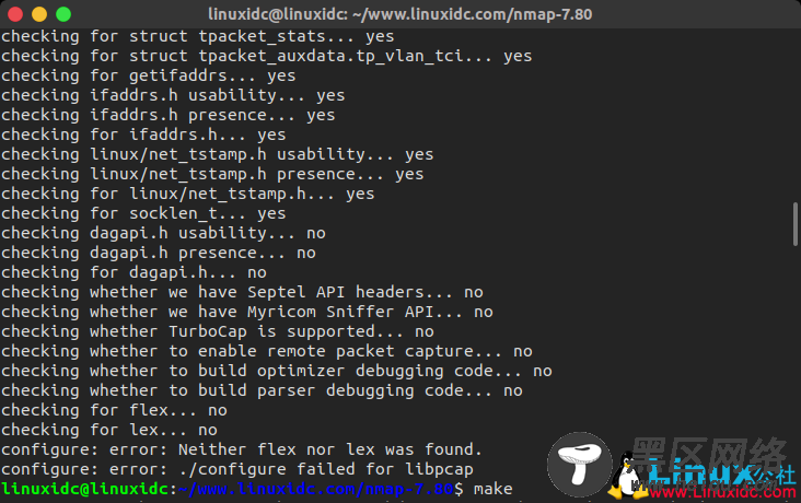 如何在Ubuntu，Fedora，Redhat，SUSE Linux上安装Nmap 7.80