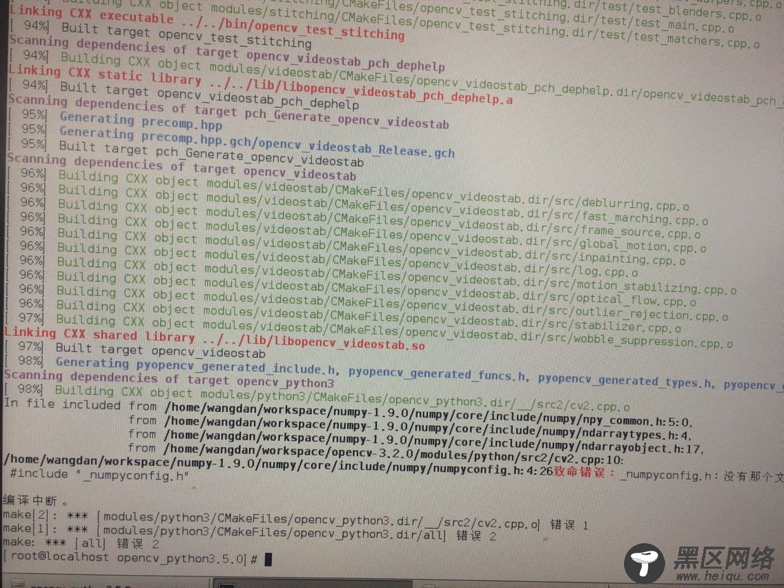 Linux下安装Python3.5及其OpenCV3.2接口