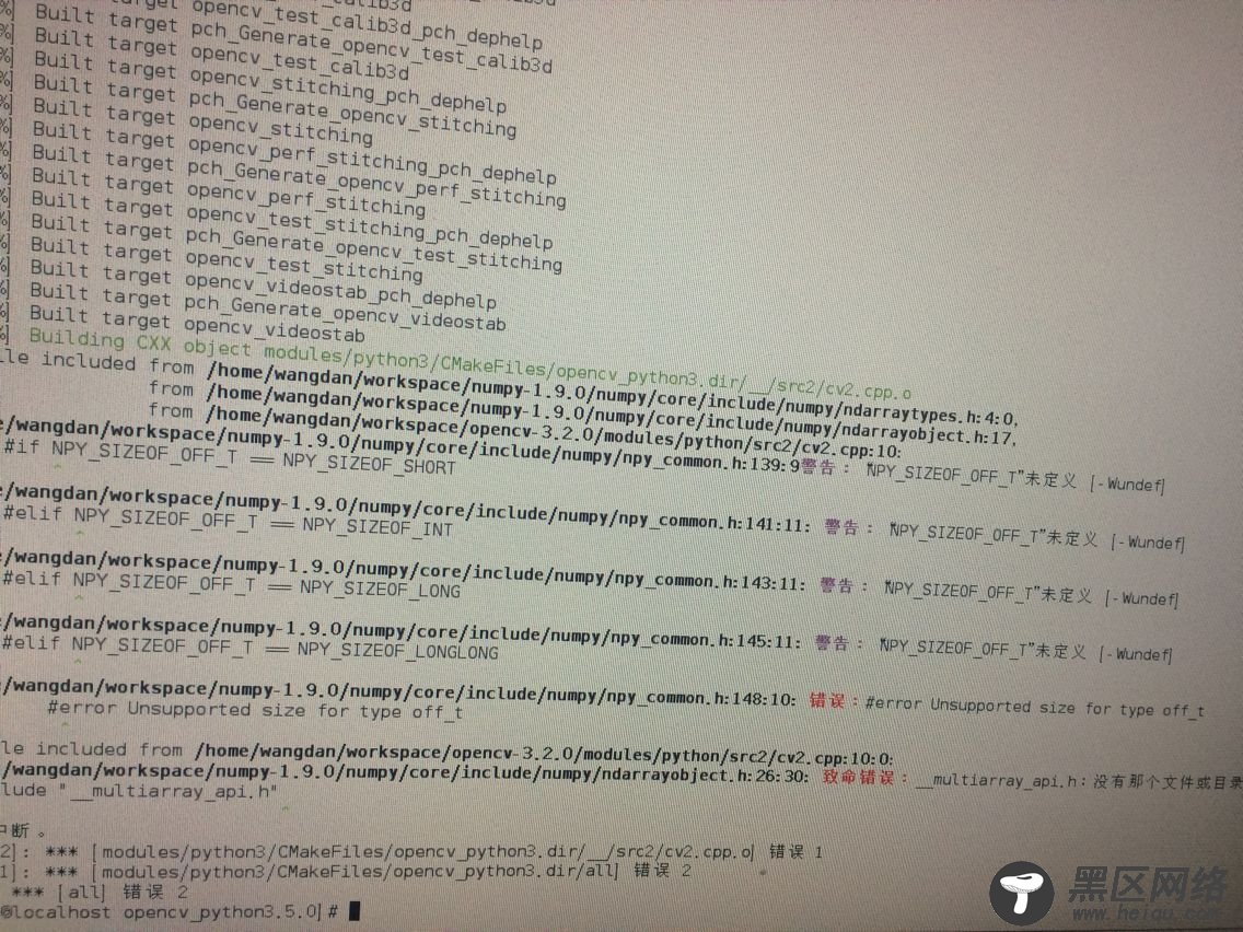 Linux下安装Python3.5及其OpenCV3.2接口