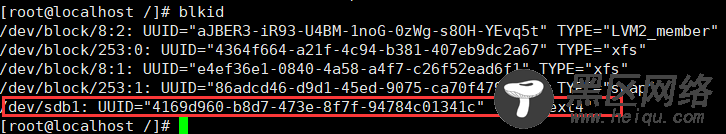 Linux中添加新硬盘后对硬盘的分区以及挂载