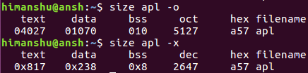 6个 Linux size 命令示例教程