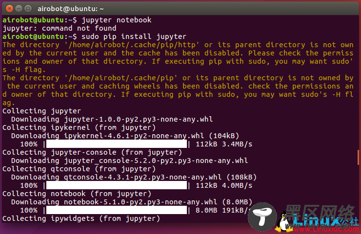 Ubuntu 16.04下TensorFlow及Jupyter Notebook安装配置详解