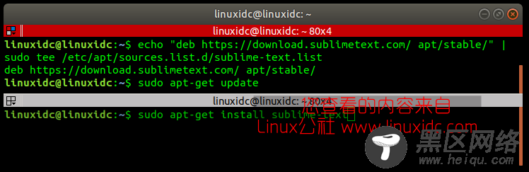 官方推荐的Ubuntu 17.10 安装Sublime Text 3 教程