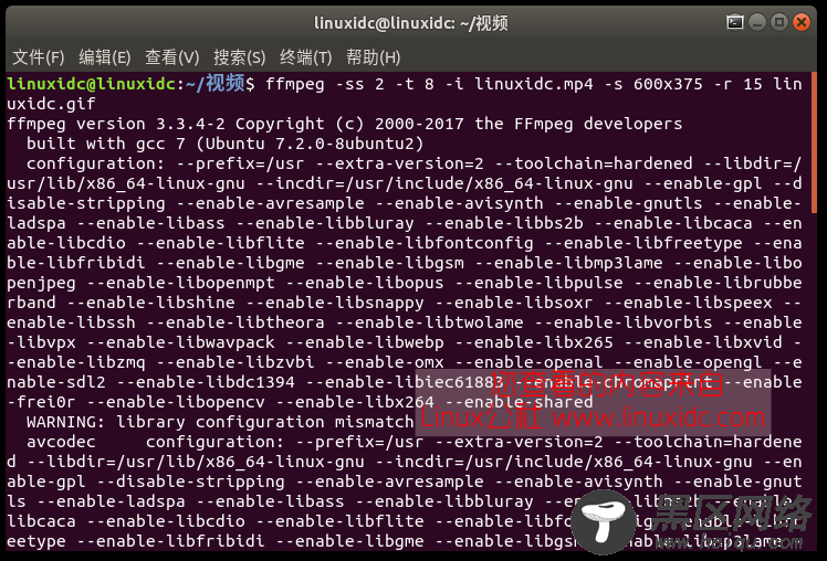 Ubuntu 17.10下使用kazam制作gif动态图片