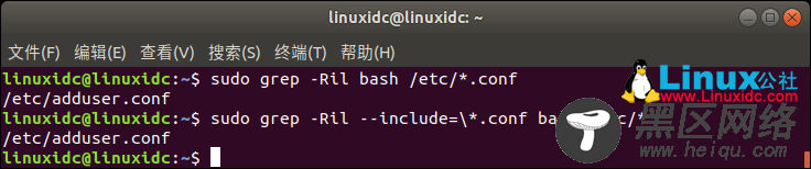 如何使用Linux grep命令查找具有特定文本的所有文件
