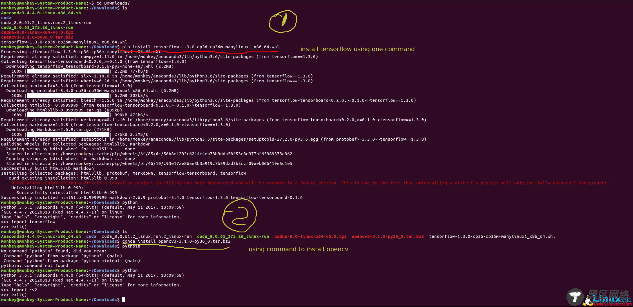 Ubuntu 16.04安装TensorFlow+OpenCV+OpenSlide+搜狗输入法