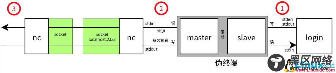 Linux 伪终端的基本原理 及其在远程登录（SSH，
