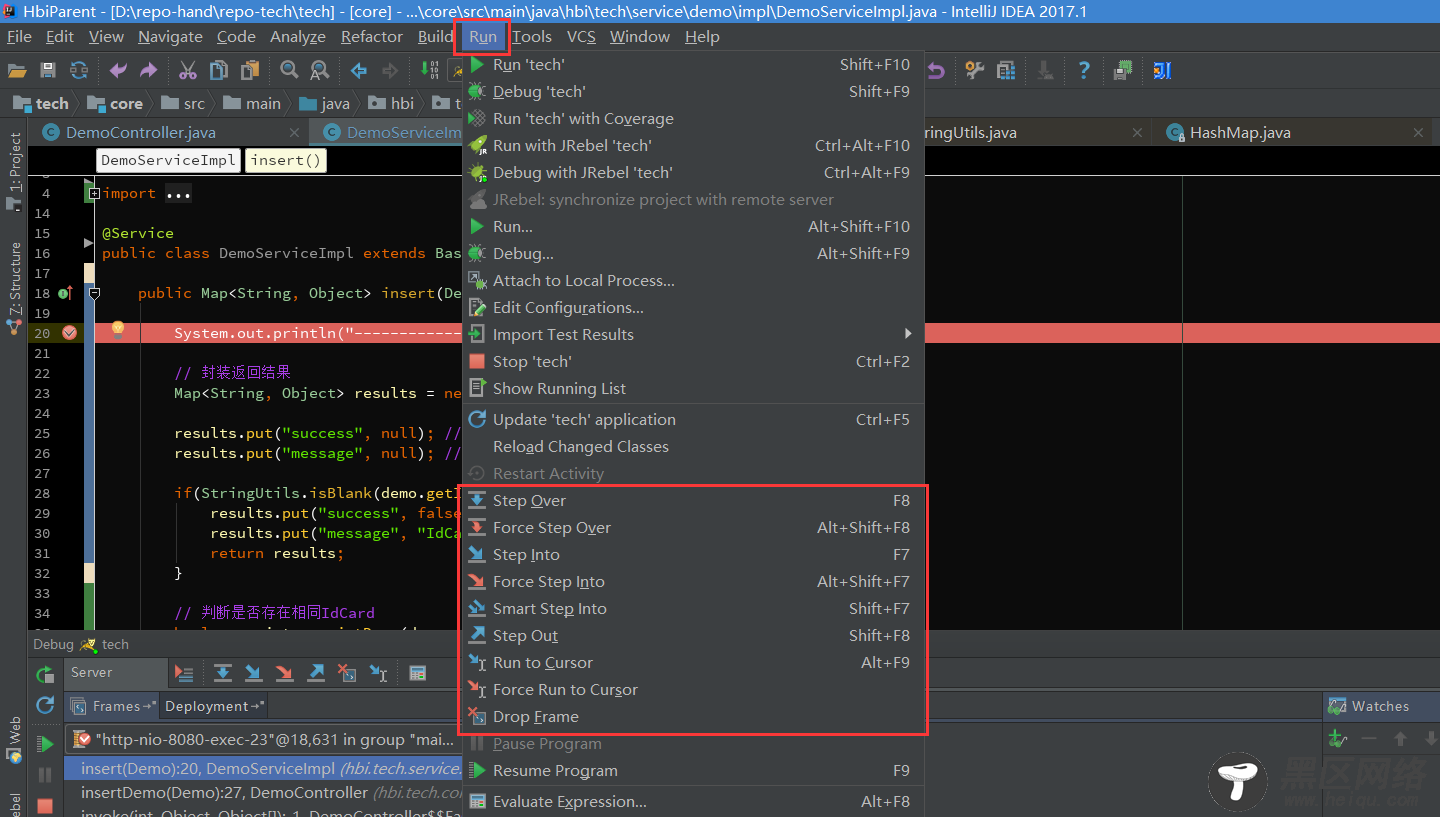 Intellij IDEA中使用Debug调试详解