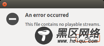 No playable streams