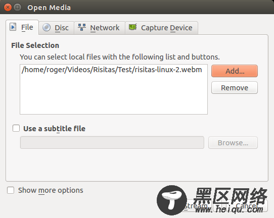 Select file