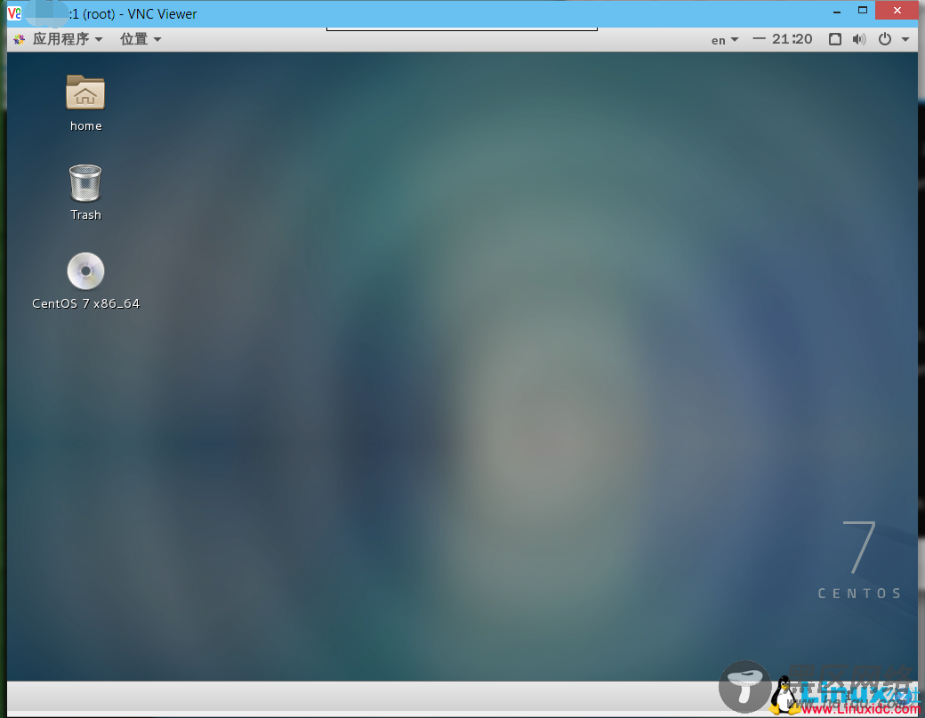 CentOS7.1安装VNC，让Win7远程桌面Linux