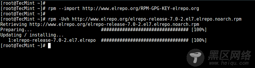在 CentOS 7 启用 ELRepo