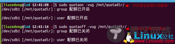 Ubuntu系统给磁盘配额(Quota)