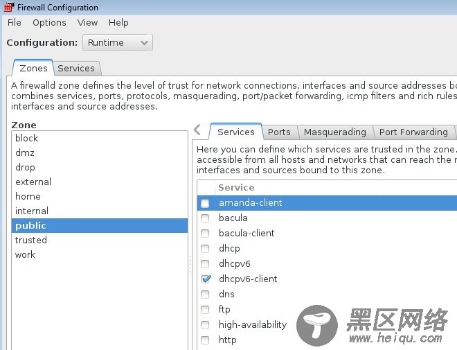 RHCE7认证学习笔记32——防火墙的使用与配置