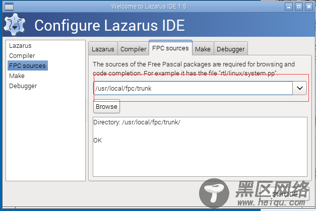 Raspberry Pi 2 安装最新版FPC和Lazarus 1.5