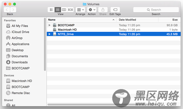 让 OS X 支持 NTFS 写文件