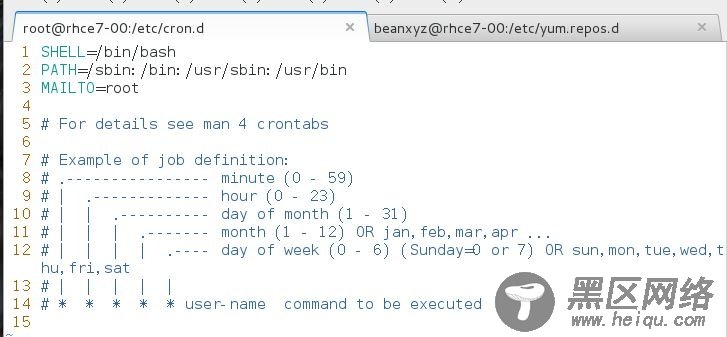 RHEL7 学习笔记（18) 计划任务 at和 crontab