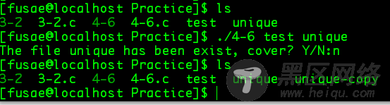 Linux实现简单的cp命令