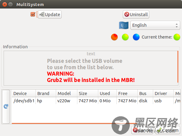 如何在Ubuntu上使用MultiSystem创建多启动USB盘