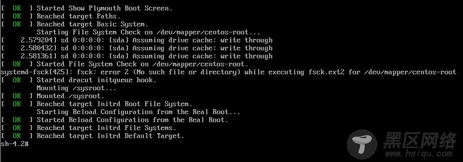 CentOS 7RHEL 7重置root密码