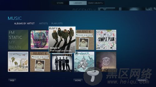 Music in Big Picture Mode