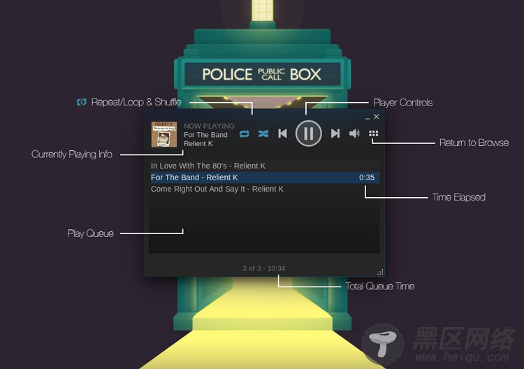 如何在Ubuntu桌面上使用Steam Music音乐播放器
