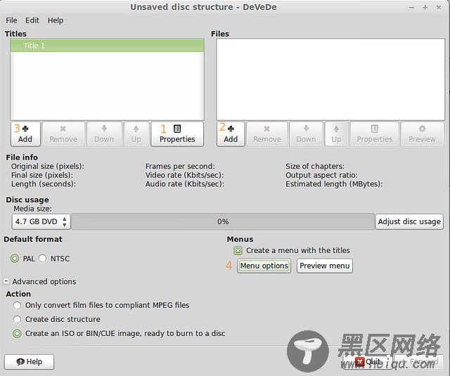 Linux系统入门学习：在Linux上安装DeVeDe创建视频
