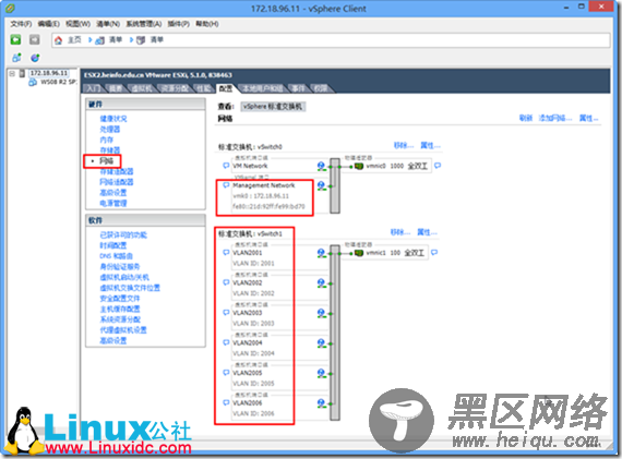 让VMware ESXi虚拟交换机支持VLAN