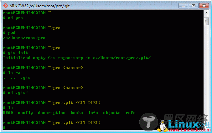 git init