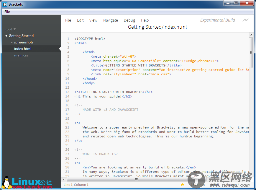 开源、简洁强大的HTML、CSS和JavaScript集成开发环境