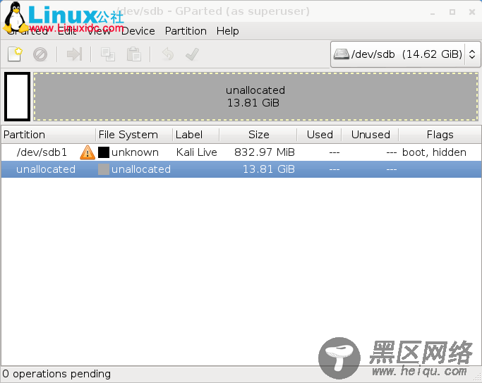 用Live U盘安装Kali Linux