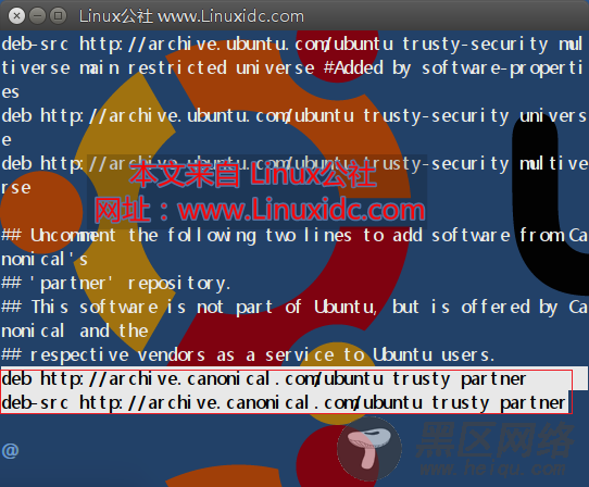 Ubuntu 下如何添加Canonical合作伙伴资源库