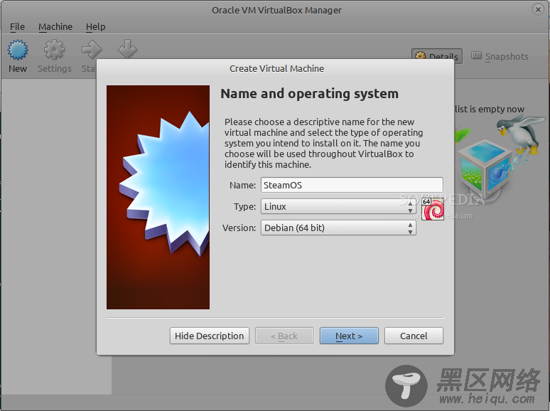 Create a new virtual machine