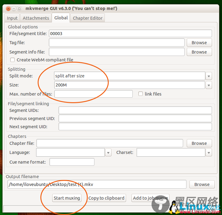 软件推荐 – Linux 上如何分割 MKV 大文件